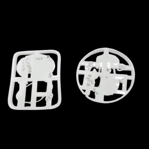 Set of 2 Human & Plant Cell Cookie Cutters Bakerlogy Science Teacher